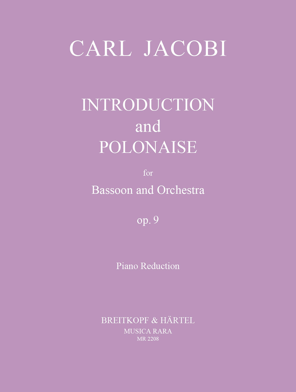 Vorderes Coverbild Introduktion und Polonaise  op. 9
