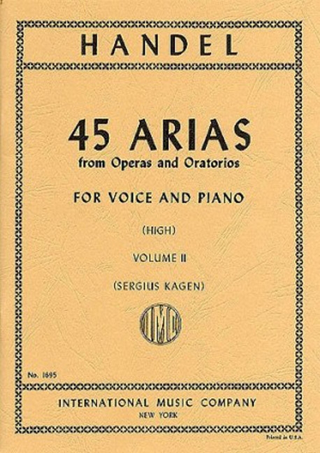 Vorderes Coverbild 45 ARIAS II H.Vce Pft 