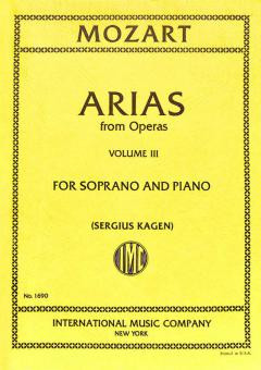 Vorderes Coverbild Arias from Operas Vol. 3 Band 3