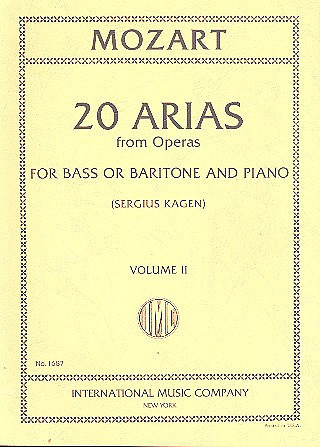 Vorderes Coverbild 20 Arias from Operas Vol. 2 Band 2