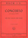 Vorderes Coverbild Concerto D minor BWV 1043 