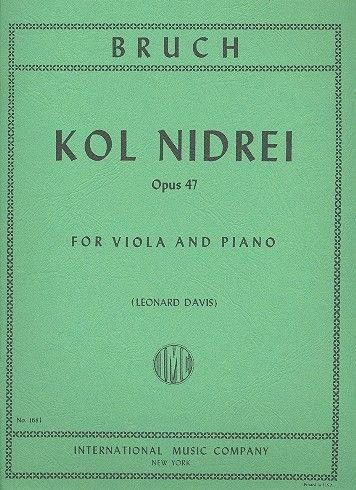 Vorderes Coverbild Kol Nidrei op.47 