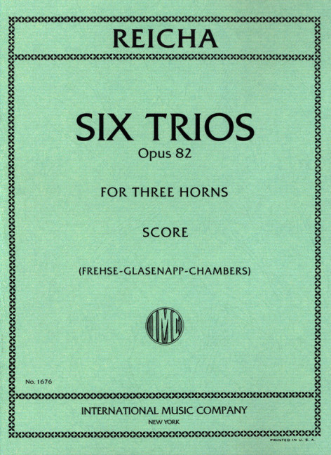 Vorderes Coverbild Six Trios Op.82 