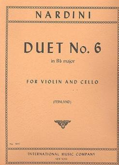 Vorderes Coverbild Duet No.6 Bb major 