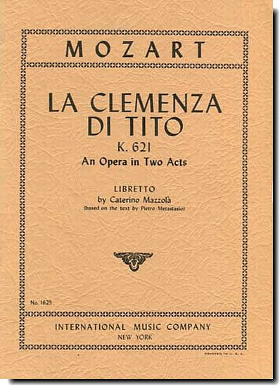 Vorderes Coverbild La Clemenza di Tito KV 621 