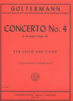 Vorderes Coverbild Cello Concerto No.4 G Major Op.65 