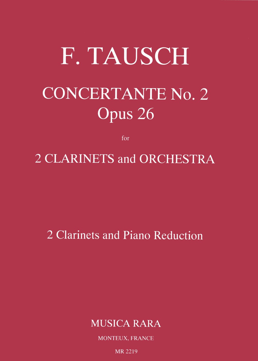 Vorderes Coverbild Concertante 2 in B op. 26