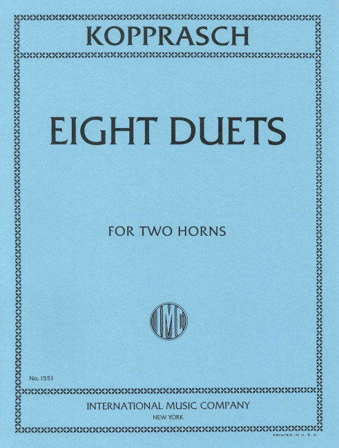 Vorderes Coverbild Eight Duets 