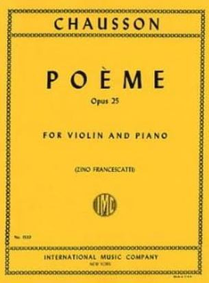 Vorderes Coverbild Poeme op.25 
