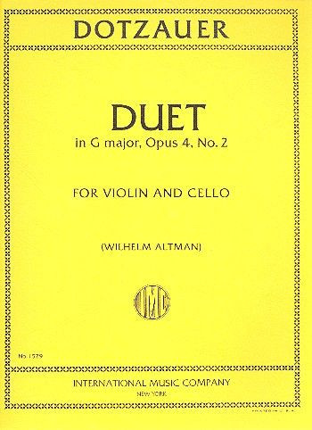 Vorderes Coverbild Duet G Major Op.4 No.2 