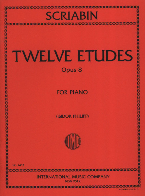 Vorderes Coverbild Twelve Etudes op.8 