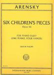 Vorderes Coverbild Six Childrens Pieces op.34 
