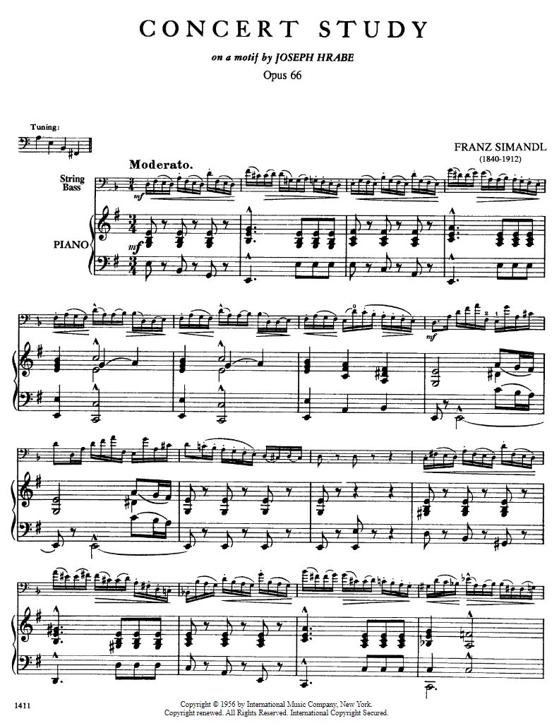 Anderes Coverbild Concert Study E Minor Op.66 