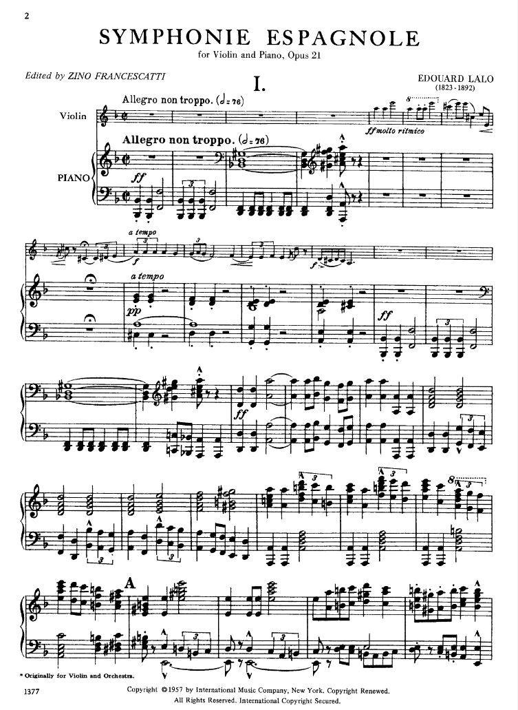 Anderes Coverbild Symphonie espagnole op. 21