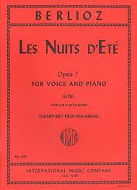 Vorderes Coverbild Les Nuits d'ete Op.7 
