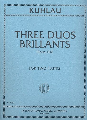 Vorderes Coverbild 3 Duos Brillantes Op.102 