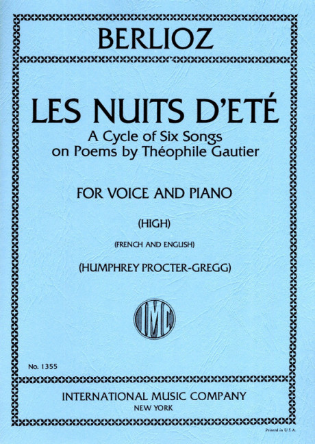 Vorderes Coverbild Les Nuits d'Eté Op.7 