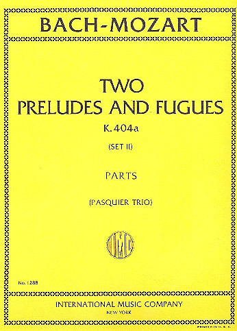 Vorderes Coverbild Two Preludes and Fugues Set II