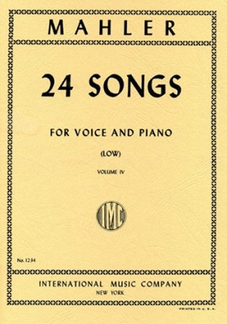 Vorderes Coverbild 24 SONGS Vol.IV L.Vce Pft 