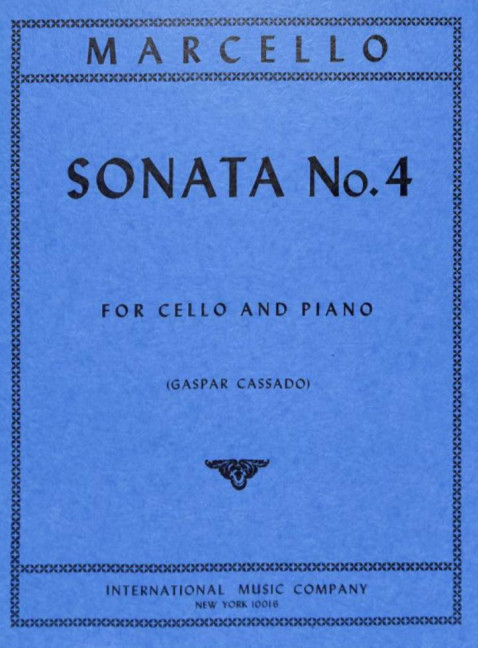 Vorderes Coverbild Sonata No. 4 in A minor 