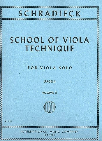 Vorderes Coverbild School of Viola Technique Volume 2 