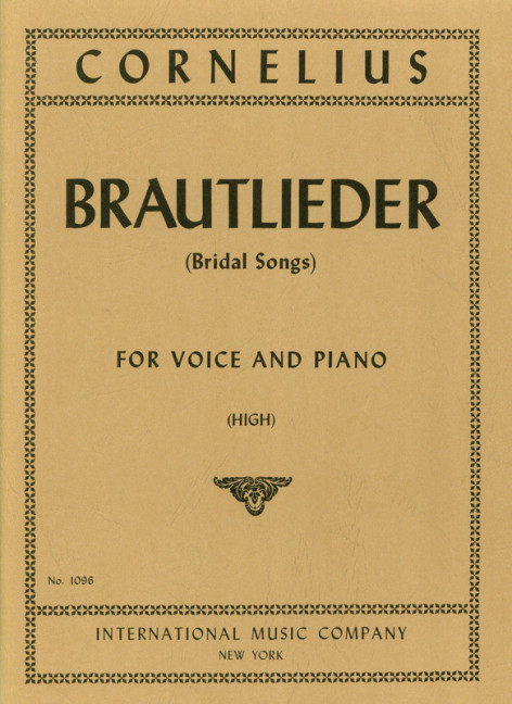 Vorderes Coverbild Brautlieder 