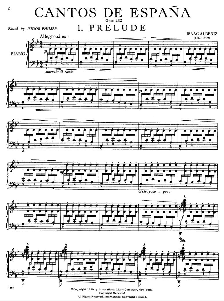Anderes Coverbild Cantos de Espana (Airs of Spain) Op.232 