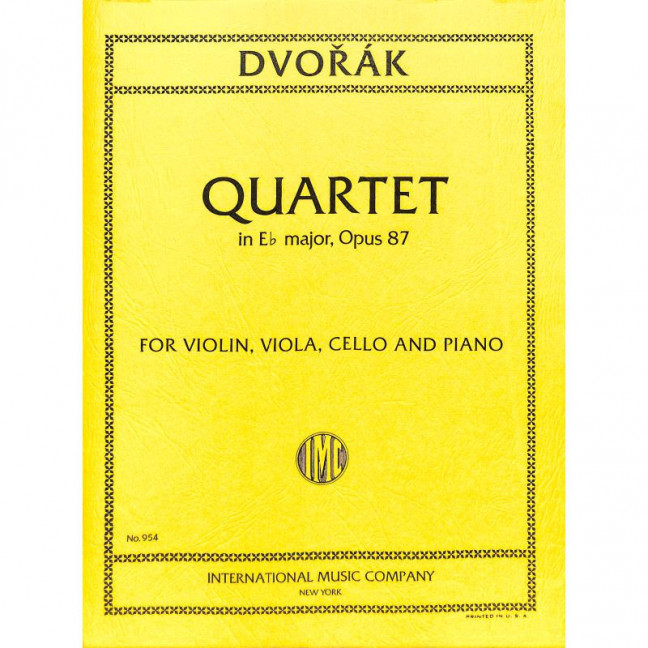 Vorderes Coverbild Quartet in Eb major op. 87 