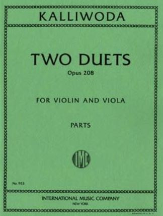 Vorderes Coverbild Two Duets op. 208 