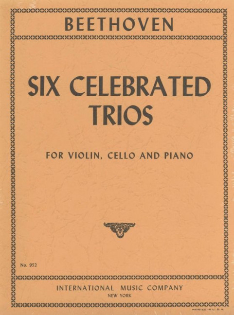 Vorderes Coverbild 6 Celebrated Trios 