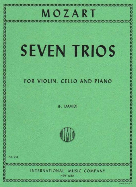 Vorderes Coverbild Seven Trios 