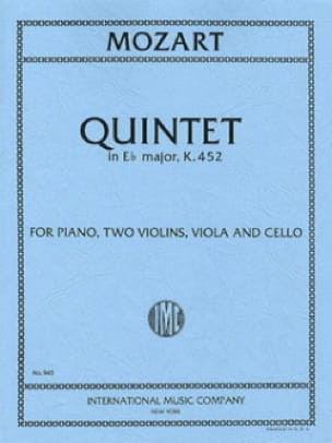 Vorderes Coverbild Quintet in Eb major KV 452 