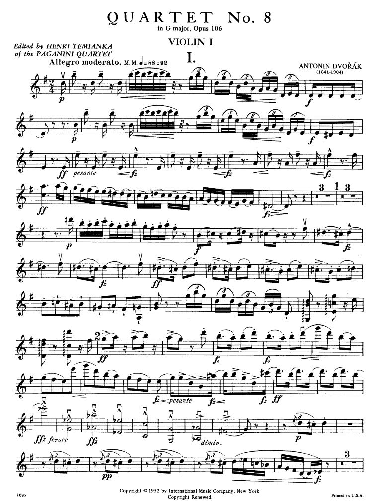 Anderes Coverbild Quartet No. 13 in G major Op.106 