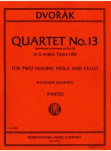 Vorderes Coverbild Quartet No. 13 in G major Op.106 