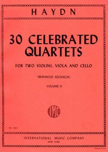 Vorderes Coverbild 30 Celebrated Quartets Vol. 2 Band 2