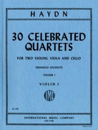 Vorderes Coverbild 30 Celebrated Quartets Vol. 1 Band 1