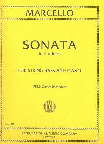 Vorderes Coverbild SONATA E Minor 