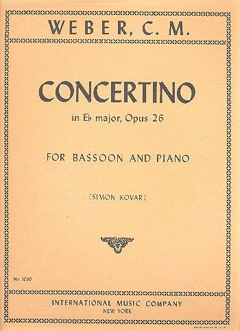 Vorderes Coverbild Concertino in Eb major Op.26 
