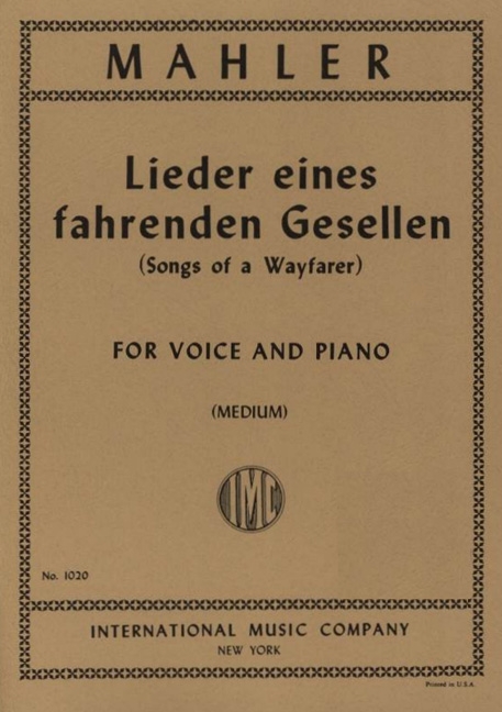 Vorderes Coverbild LIEDER EINES GESELLEN 