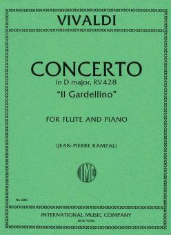 Vorderes Coverbild CONCERTO D Maj Fl Pft Red 