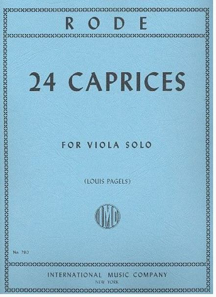 Vorderes Coverbild 24 Caprices 