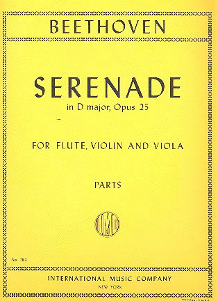 Vorderes Coverbild Serenade in D major op. 25 