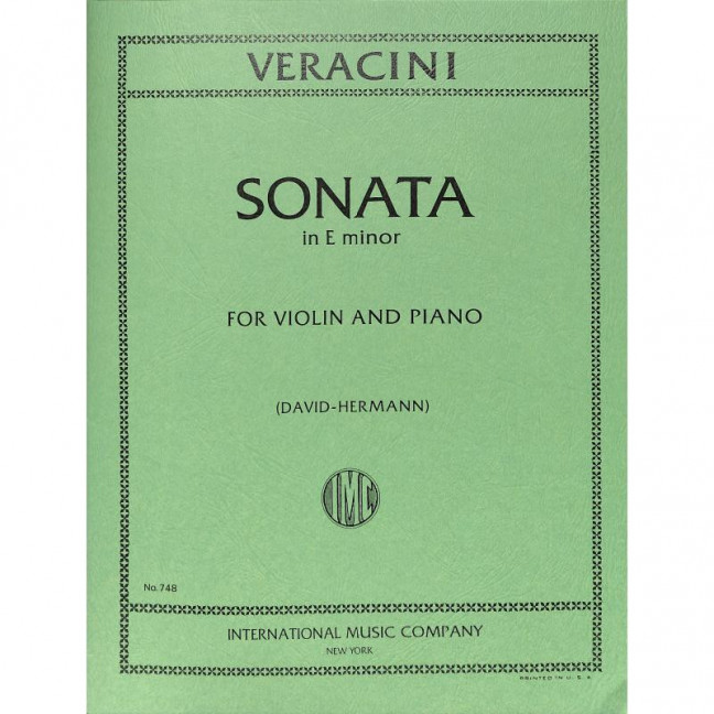 Vorderes Coverbild Sonata in E minor 