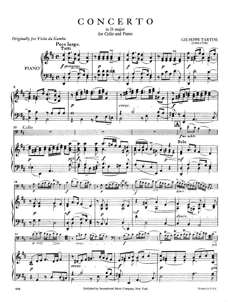 Anderes Coverbild Concerto in D major 