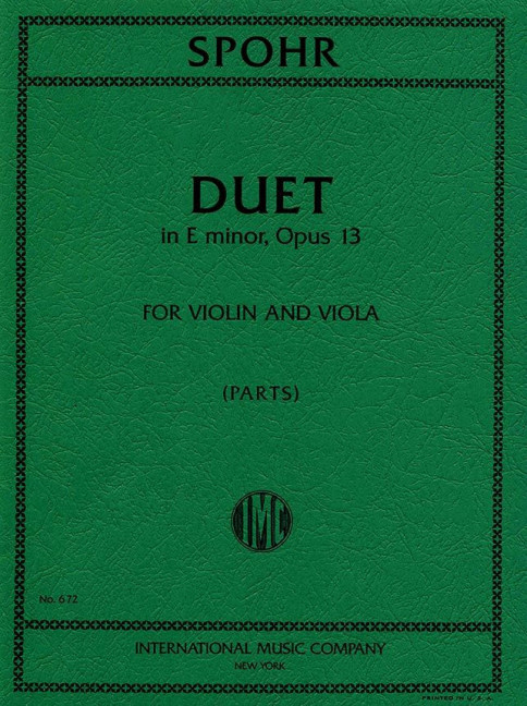 Vorderes Coverbild Duet E minor op. 137 