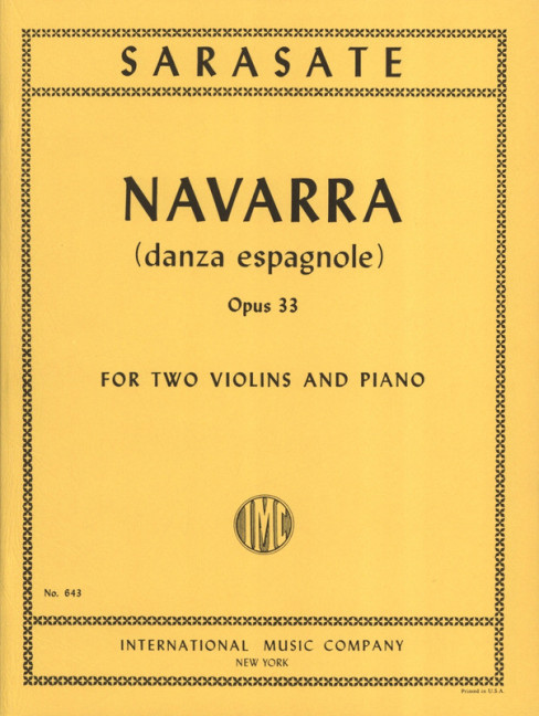Vorderes Coverbild Navarra op.33 