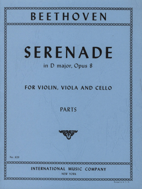 Vorderes Coverbild Serenade in D major op. 8 