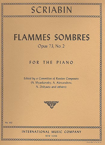 Vorderes Coverbild Flammes Sombre op.73 