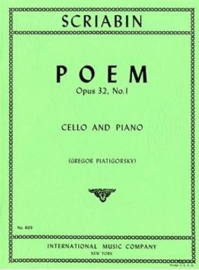 Vorderes Coverbild Poem op. 32/1 