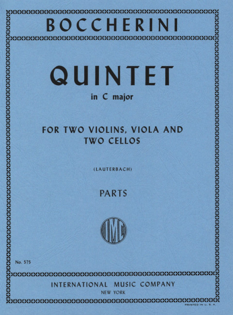 Vorderes Coverbild Quintet in C major 